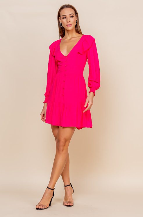 Vestido Babado (43960) pink 1