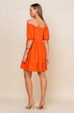 Vestido Malha (65290) laranja 1